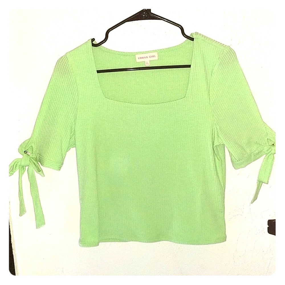 A square neck crop